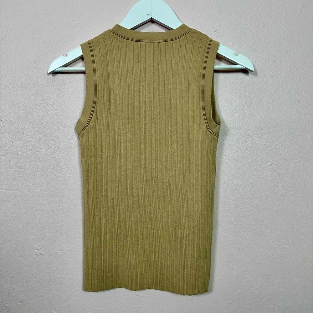 ANN TAYLOR Beige Ribbed Sweater Shell Color,‎ Petite Small - Picture 3 of 6